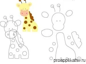 Шаблони аплікацій з паперу для дітей (аплікацій) Шаблони аплікацій з паперу для дітей