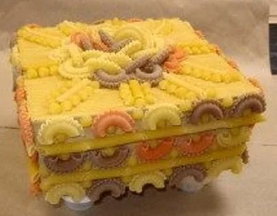 Шкатулка з макаронів своїми руками