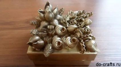 Шкатулка з макаронів, як зробити своїми руками, майстер клас (макаронів) Шкатулка з макаронів, як зробити своїми руками, майстер клас