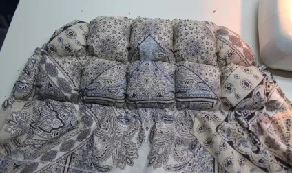 Шиємо суцільнокроєні пуфики - ярмарок майстрів - ручна робота, handmade (лінійка) Шиємо суцільнокроєні пуфики - ярмарок майстрів - ручна робота, handmade
