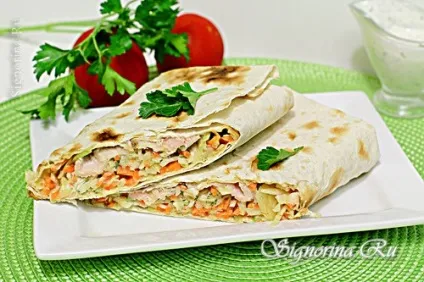 Шаурма по-домашньому зі свининою і овочами рецепт з фото (овочами) Шаурма по-домашньому зі свининою і овочами рецепт з фото