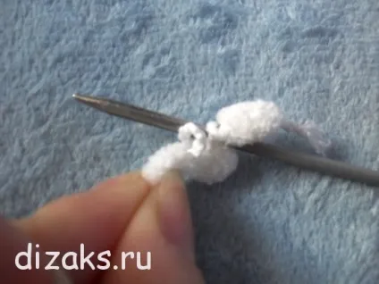 Шарф з помпонами пряжі спицями, dizаks дизайн - аксесуари (спицями) Шарф з помпонами пряжі спицями, dizаks дизайн - аксесуари