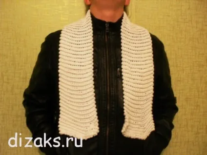 Шарф з помпонами пряжі спицями, dizаks дизайн - аксесуари (пряжі) Шарф з помпонами пряжі спицями, dizаks дизайн - аксесуари