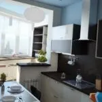 Штори на кухню з балконом - 50 фото ідей оформлення штор в кухні (балконом) Штори на кухню з балконом - 50 фото ідей оформлення штор в кухні