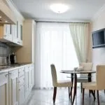 Штори на кухню з балконом - 50 фото ідей оформлення штор в кухні (штор) Штори на кухню з балконом - 50 фото ідей оформлення штор в кухні
