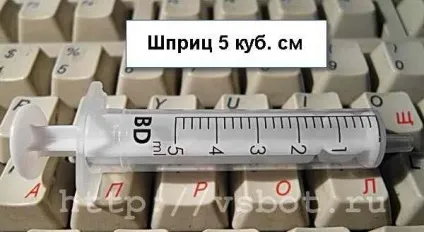 Скільки грам становить 1 кубик в шприці (кубик) Скільки грам становить 1 кубик в шприці
