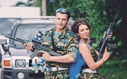 Весілля в стилі ВДВ фото, відео і поради з проведення (весілля в стилі ВДВ) Весілля в стилі ВДВ фото, відео і поради з проведення