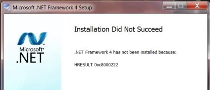 Як виправити помилку hresult 0xc8000222 при установці (0xc8000222) Як виправити помилку hresult 0xc8000222 при установці