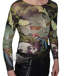 Тату-футболки, футболка з іміртаціей татуювання, tattoo t-shirt, тілесна футболка з орнаментом - (тілесна футболка з орнаментом) Тату-футболки, футболка з іміртаціей татуювання, tattoo t-shirt, тілесна футболка з орнаментом -