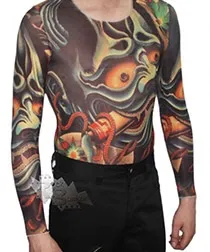 Тату-футболки, футболка з іміртаціей татуювання, tattoo t-shirt, тілесна футболка з орнаментом - (тату Унісекс розміру) Тату-футболки, футболка з іміртаціей татуювання, tattoo t-shirt, тілесна футболка з орнаментом -