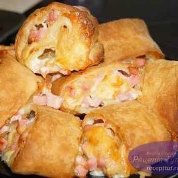 Тарталетки з копченої курки і печериць - покроковий рецепт з фото на сайті рецепт тут (курки) Тарталетки з копченої курки і печериць - покроковий рецепт з фото на сайті рецепт тут