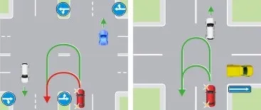 Схеми порушень пдд, безпечне керування автомобілем або як уникнути дтп (розворот на перехресті) Схеми порушень пдд, безпечне керування автомобілем або як уникнути дтп