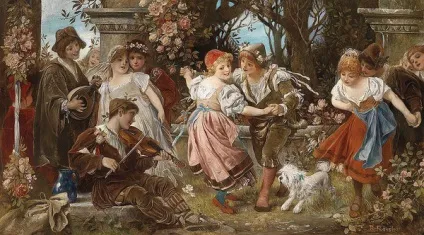 Танець в живопису - полька, соціальна мережа працівників освіти (танець) Танець в живопису - полька, соціальна мережа працівників освіти