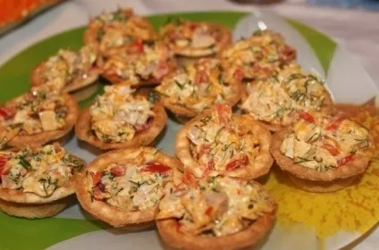 Тарталетки з копченою куркою - у нас так () Тарталетки з копченою куркою - у нас так