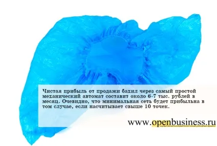 Свій бізнес продаж бахіл через торгові автомати