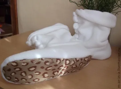 Тапки -ботікі Білосніжки - ярмарок майстрів - ручна робота, handmade (ботики) Тапки -ботікі Білосніжки - ярмарок майстрів - ручна робота, handmade