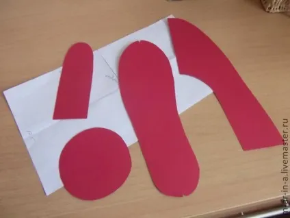 Тапки -ботікі Білосніжки - ярмарок майстрів - ручна робота, handmade (Довжина центру шкарпетки) Тапки -ботікі Білосніжки - ярмарок майстрів - ручна робота, handmade