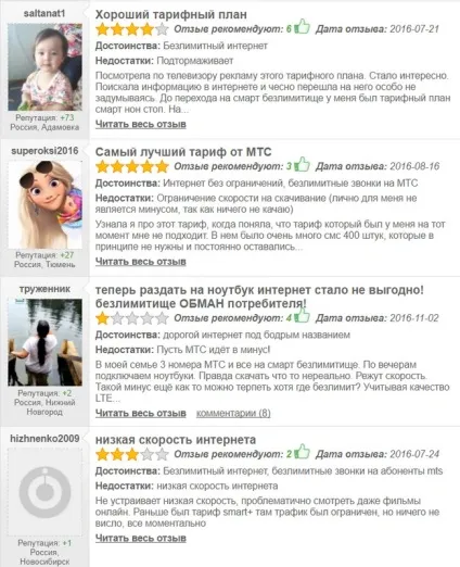 Тариф smart безлімітіще від мтс