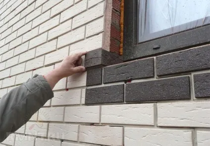 Термопанелі фасадні з клінкерної плиткою зовнішня обробка будинку (термопанелі з клінкерною плиткою) Термопанелі фасадні з клінкерної плиткою зовнішня обробка будинку