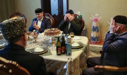 Традиційна чеченська весілля в грізному