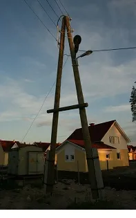 Встановити електричний стовп на ділянці етапи встановлення стовпа, монтаж електромережі (встановити) Встановити електричний стовп на ділянці етапи встановлення стовпа, монтаж електромережі