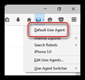 User agent switcher для firefox