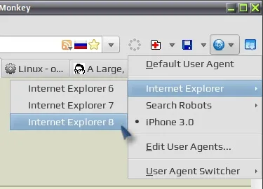 User agent switcher