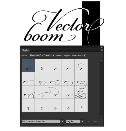 Урок по роботі зі шрифтами opentype і застосування альтернативних символів в adobe illustrator - rboom (шрифтами) Урок по роботі зі шрифтами opentype і застосування альтернативних символів в adobe illustrator - rboom