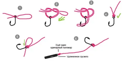 Вузол - Паломар - як в'язати (схема відео) подвійний і ще 4 види для гачка і приманок (Паломар) Вузол - Паломар - як в'язати (схема відео) подвійний і ще 4 види для гачка і приманок
