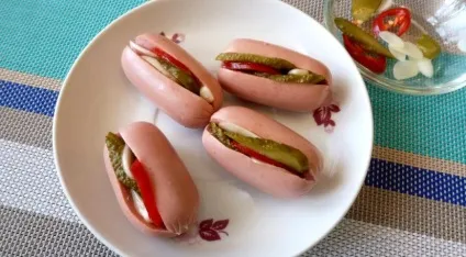 Утопенци по-чеськи або мариновані сосиски, покроковий рецепт з фото