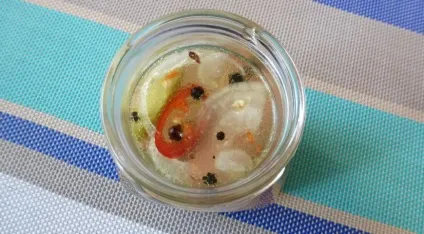 Утопенци по-чеськи або мариновані сосиски, покроковий рецепт з фото