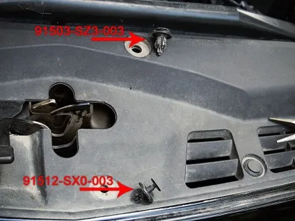 Усуваємо щілини під фарами на honda accord