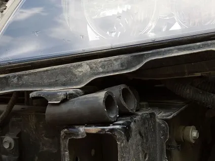 Усуваємо щілини під фарами на honda accord