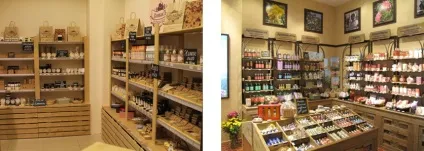 Викладення косметики в магазині