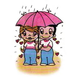 Вкладиш жуйки - love is
