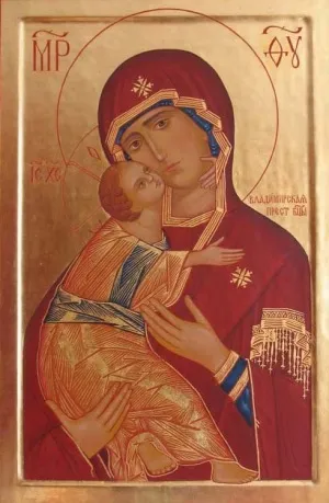 Володимирська ікона Божої Матері (Володимирської Божої Матері) Володимирська ікона Божої Матері