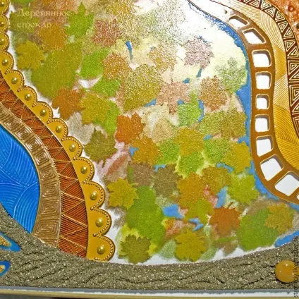 Вітражна картина на склі «п'ять стихій осені» - ярмарок майстрів - ручна робота, handmade (помаранчевий) Вітражна картина на склі «п'ять стихій осені» - ярмарок майстрів - ручна робота, handmade