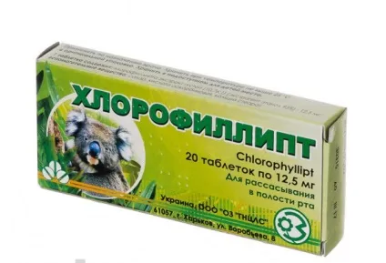 Хлорофіліпт при стоматиті опис і спосіб застосування (застосування) Хлорофіліпт при стоматиті опис і спосіб застосування