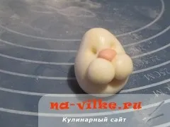 Як ліпити зайчика з мастики для прикраси торта (мастики рожевого відтінку) Як ліпити зайчика з мастики для прикраси торта