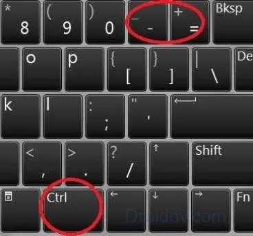 Як змінити масштаб екрану (Windows Натисніть кнопку) Як змінити масштаб екрану