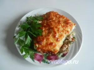 Запечене куряче філе з овочами