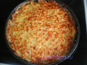 Запечене куряче філе з овочами