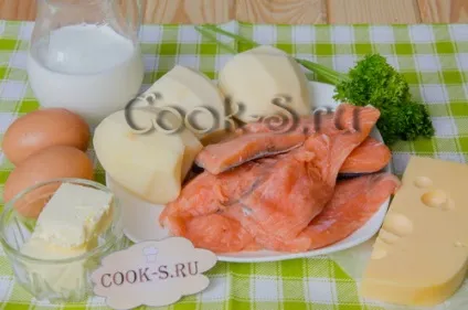 Запіканка з сьомгою і картоплею - покроковий рецепт з фото, різне (запіканка з сьомгою і картоплею рецепт) Запіканка з сьомгою і картоплею - покроковий рецепт з фото, різний
