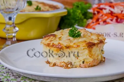 Запіканка з сьомгою і картоплею - покроковий рецепт з фото, різне (запіканка з сьомгою і картоплею рецепт) Запіканка з сьомгою і картоплею - покроковий рецепт з фото, різний