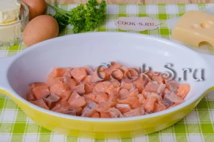 Запіканка з сьомгою і картоплею - покроковий рецепт з фото, різне (запіканка) Запіканка з сьомгою і картоплею - покроковий рецепт з фото, різний