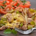 Смажена картопля з беконом і цибулею (смажена) Смажена картопля з беконом і цибулею