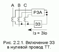 Земляна захист (зз) (більше струму спрацьовування) Земляна захист (зз)