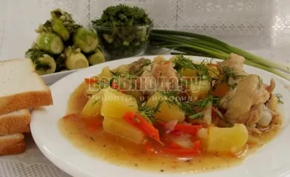 Печеня з курки з картоплею, рецепт з покроковими фото, всі страви (картоплею) Печеня з курки з картоплею, рецепт з покроковими фото, всі страви