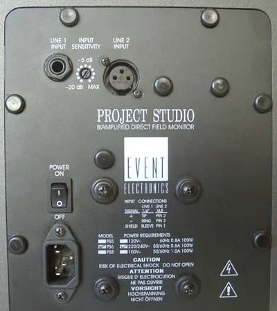Активні монітори ближнього поля event project studio 6, prosound (ближнього) Активні монітори ближнього поля event project studio 6, prosound