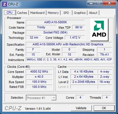 Amd trinity для робочого столу